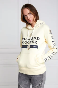 Holland Cooper Hoodies|Equestrian Casualwear-HC Heritage Hoodie Lemon