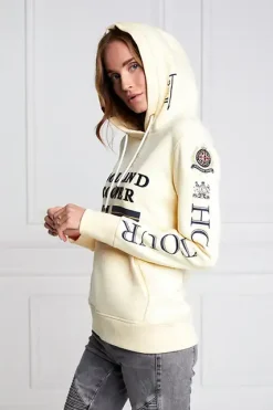 Holland Cooper Hoodies|Equestrian Casualwear-HC Heritage Hoodie Lemon