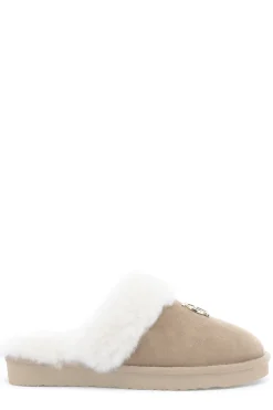 Holland Cooper Slippers|Shearling Boots-HC Shearling Slipper Oyster