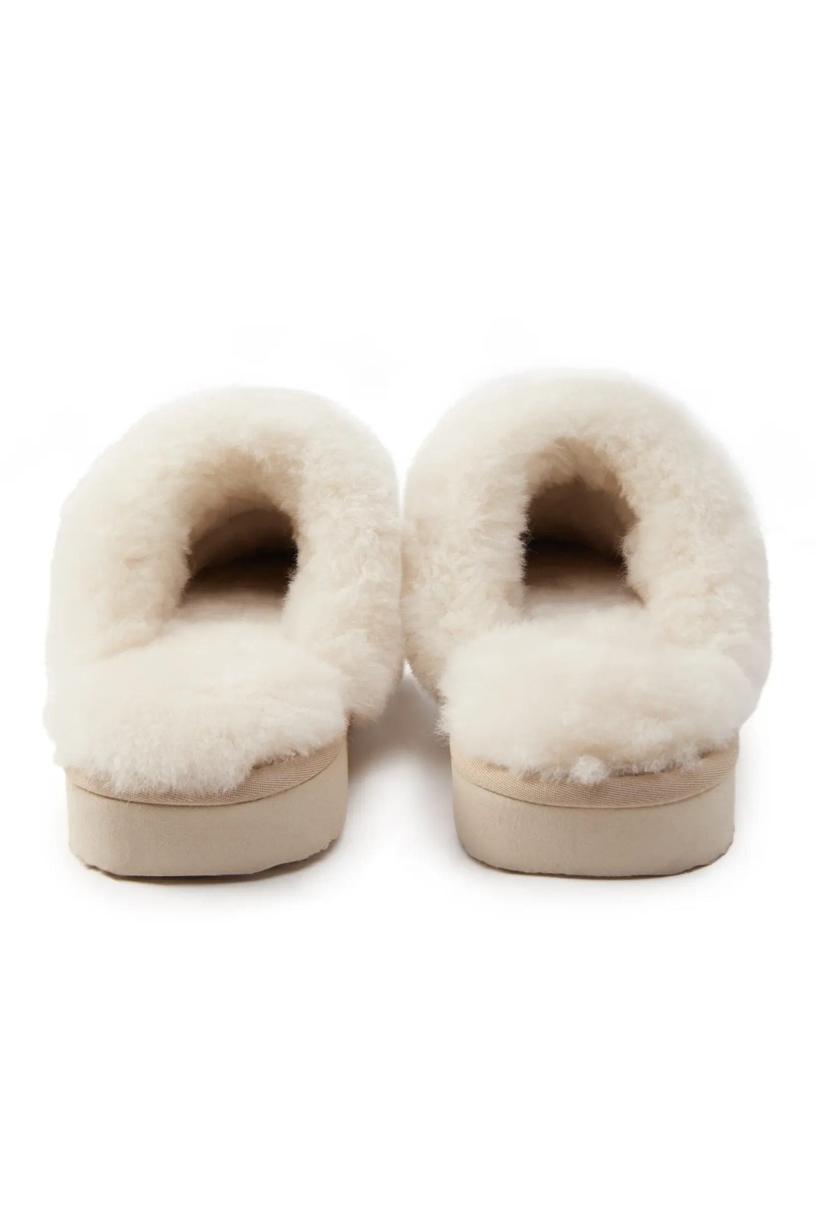 Holland Cooper Slippers|Shearling Boots-HC Shearling Slipper Oyster