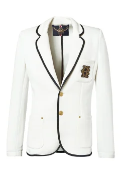 Holland Cooper Blazers|Jackets-Henley Blazer Cream
