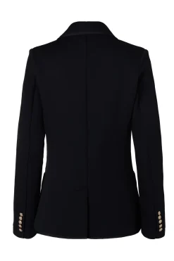 Holland Cooper Blazers|Jackets-Henley Blazer Black Black