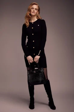 Holland Cooper Dresses-Hepburn Mini Dress Black