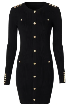 Holland Cooper Dresses-Hepburn Mini Dress Black