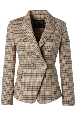 Holland Cooper Blazers|Jackets-Heritage Knightsbridge Blazer Charlton Tweed Horn Button