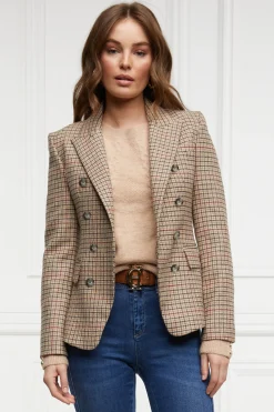 Holland Cooper Blazers|Jackets-Heritage Knightsbridge Blazer Charlton Tweed Horn Button