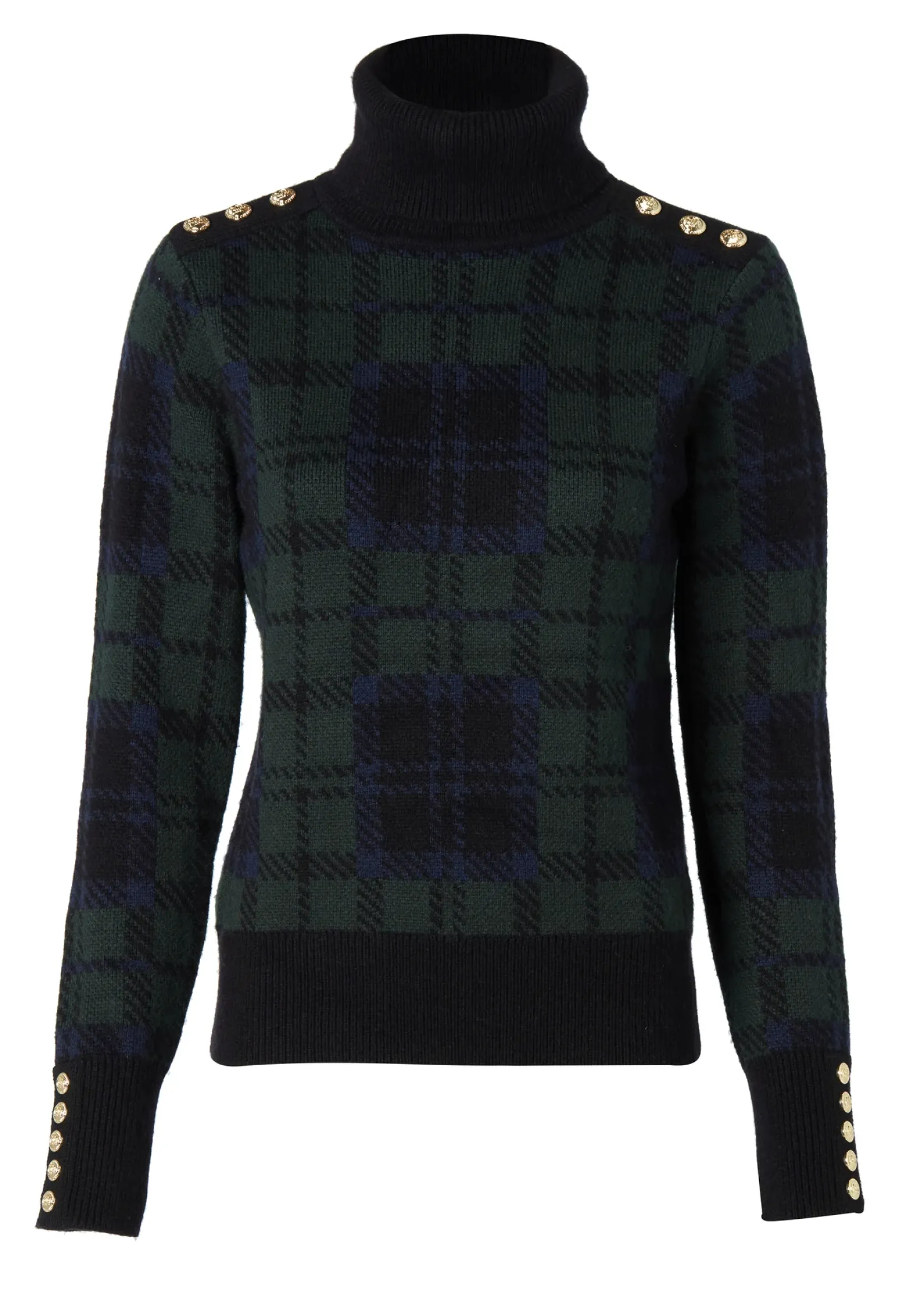 Holland Cooper Knitwear-Heritage Knit Jumper Blackwatch