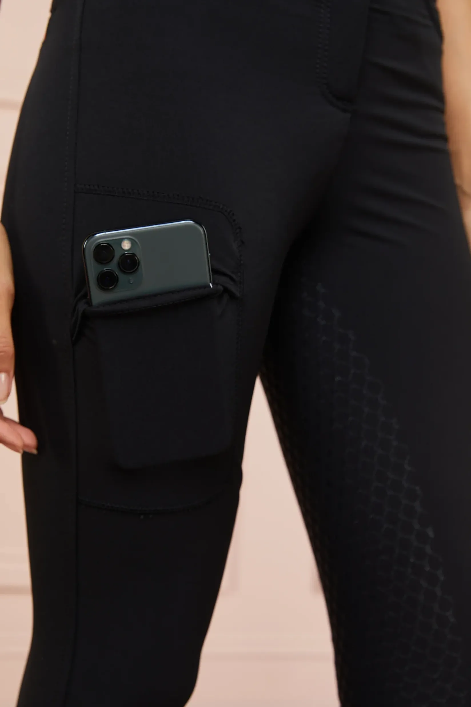 Holland Cooper Breeches|Training Wear-Hickstead Breeches Black