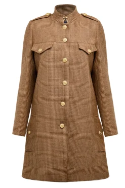 Holland Cooper Capes|Country Collection-Highbury Cape Coat Tawny