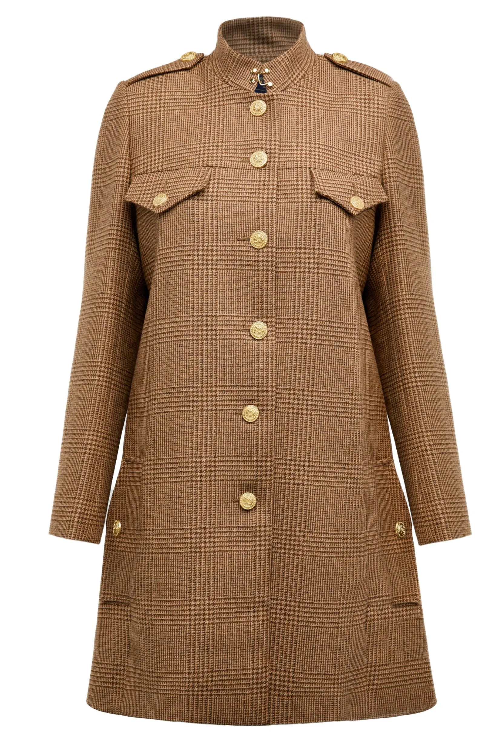 Holland Cooper Capes|Country Collection-Highbury Cape Coat Tawny