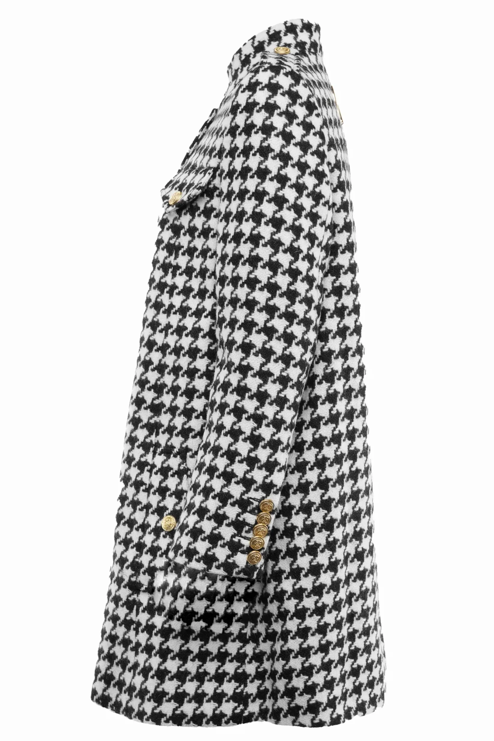 Holland Cooper Capes|Coats-Highbury Cape Coat Large Scale Houndstooth