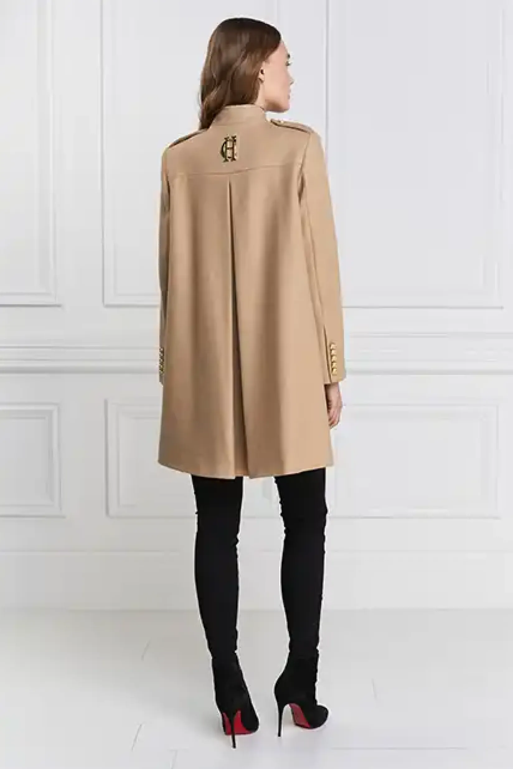Holland Cooper In Stock Tailoring|Capes-Highbury Cape Coat Camel
