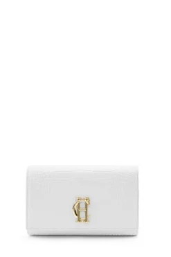 Holland Cooper Clutch Bags|Bags-Highbury Clutch Bag White Croc