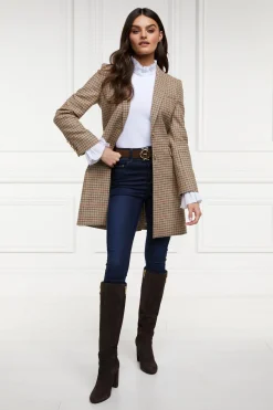 Holland Cooper Coats|In Stock Tailoring-Highgrove Coat Charlton Tweed