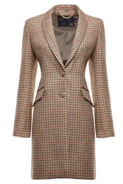 Holland Cooper Coats|In Stock Tailoring-Highgrove Coat Charlton Tweed