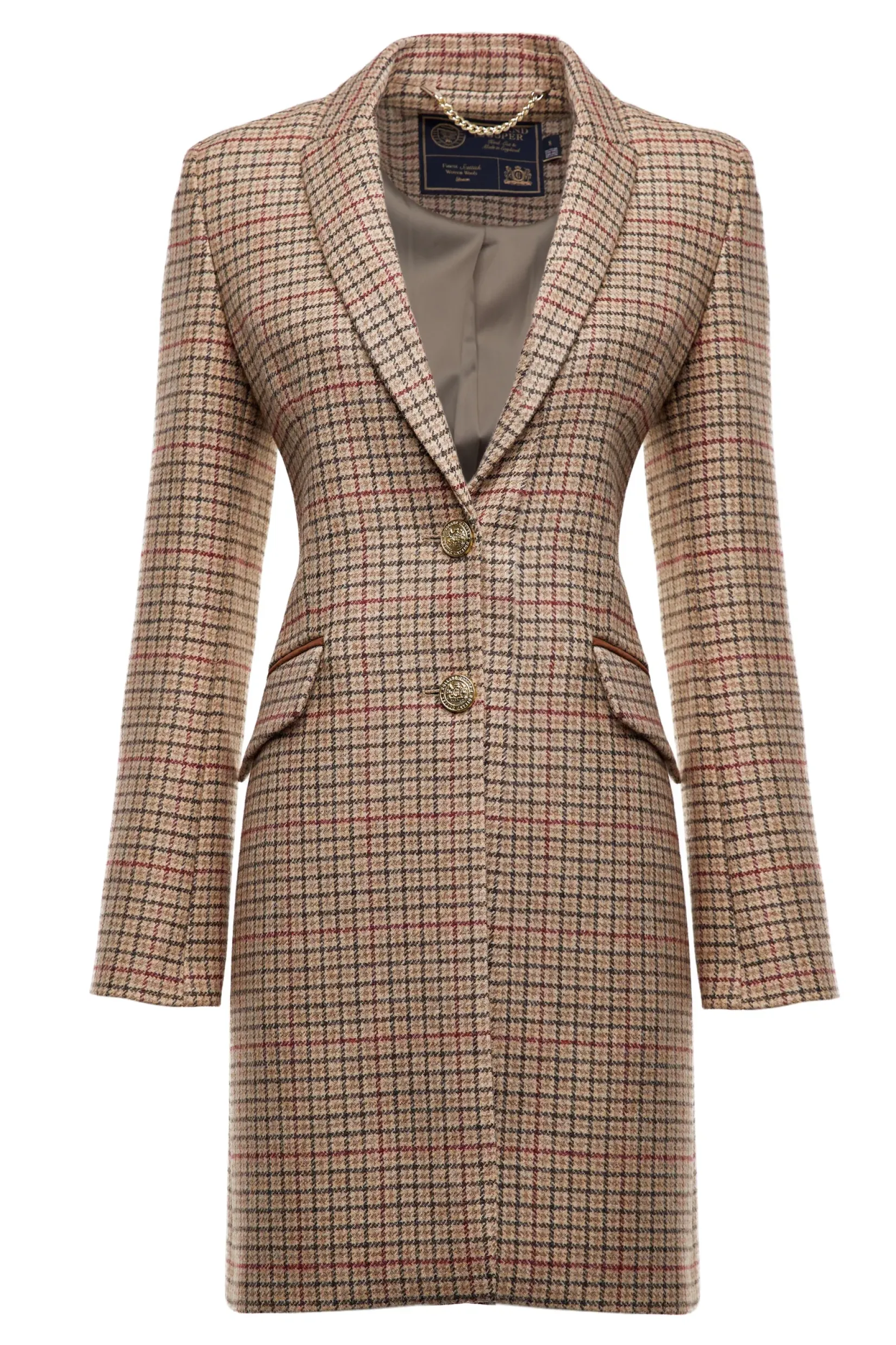 Holland Cooper Coats|In Stock Tailoring-Highgrove Coat Charlton Tweed