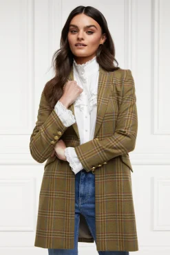 Holland Cooper Coats|Country Collection-Highgrove Coat Avebury Green Check