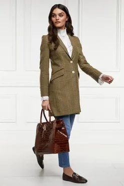 Holland Cooper Coats|Country Collection-Highgrove Coat Avebury Green Check