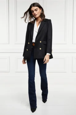 Holland Cooper Gifts For Her|Jeans-High Rise Flared Jean Deep Indigo