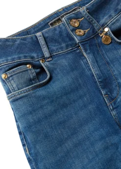 Holland Cooper Jeans|Wardrobe Staples-High Rise Flared Jean Denim
