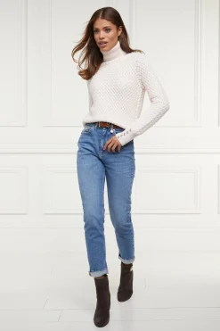 Holland Cooper Jeans-High Rise Slim Jean Vintage Indigo