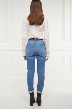 Holland Cooper Jeans-High Rise Slim Jean Vintage Indigo