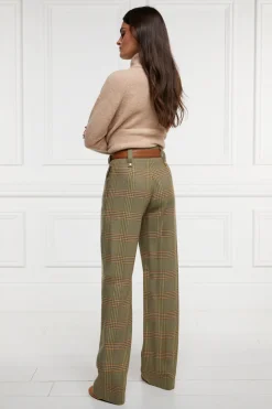 Holland Cooper Trousers|In Stock Tailoring-High Waisted Straight Trouser Leveret