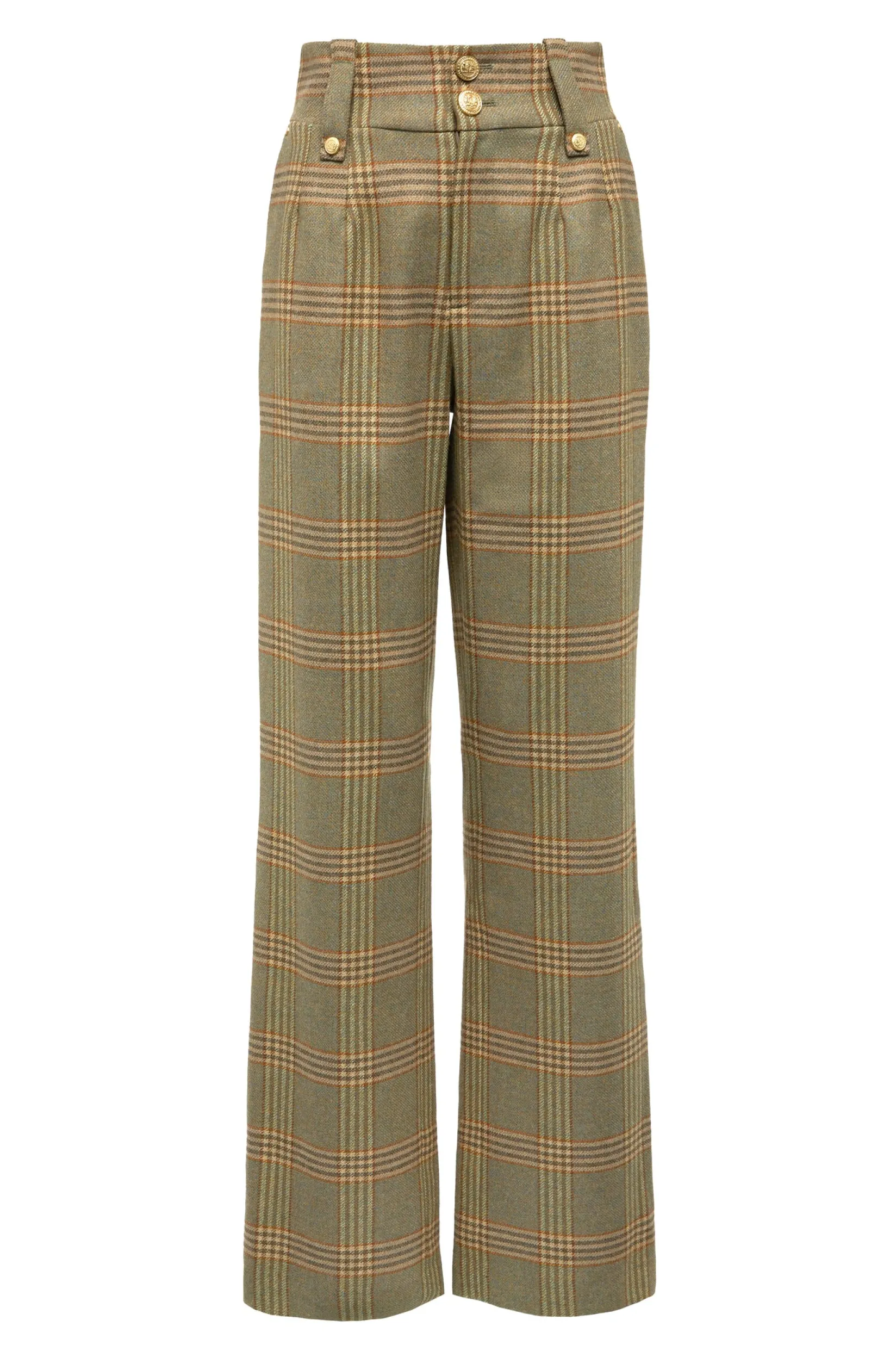 Holland Cooper Trousers|In Stock Tailoring-High Waisted Straight Trouser Leveret