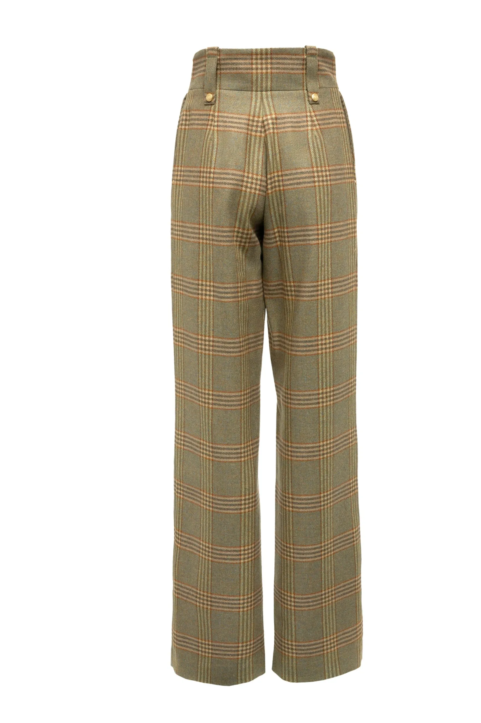 Holland Cooper Trousers|In Stock Tailoring-High Waisted Straight Trouser Leveret