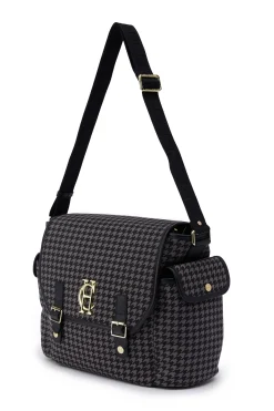 Holland Cooper Little Gifting|Shop By Collection-Hudson Changing Bag Grey Houndstooth