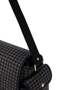 Holland Cooper Little Gifting|Shop By Collection-Hudson Changing Bag Grey Houndstooth