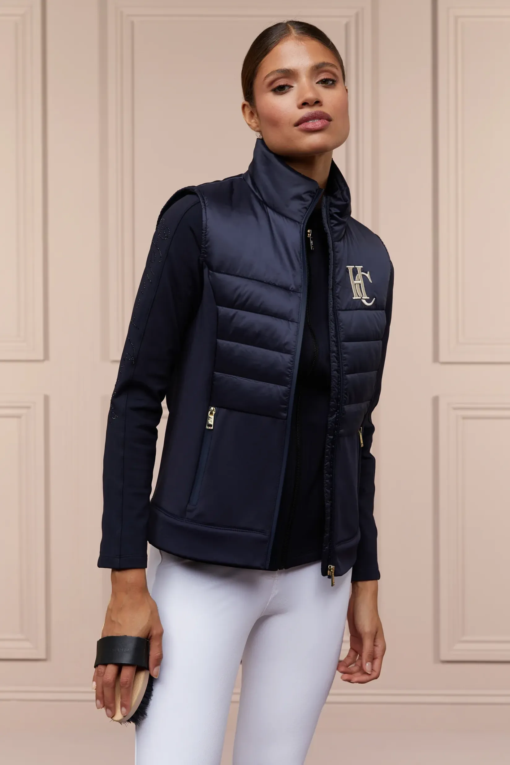Holland Cooper Shop By Product|At The Stables-Hybrid Gilet Ink Navy
