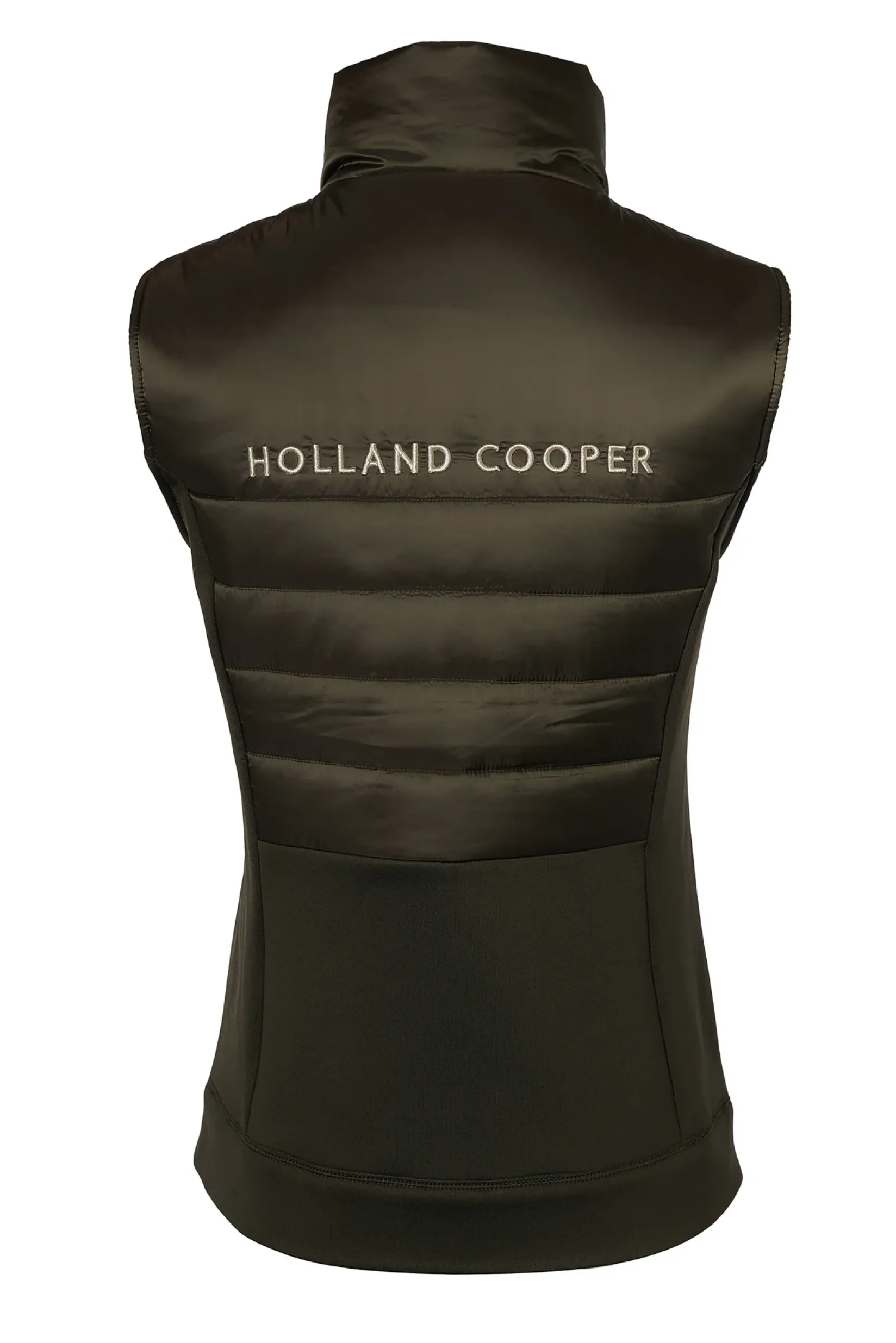 Holland Cooper Gilets|Shop By Product-Hybrid Gilet Khaki