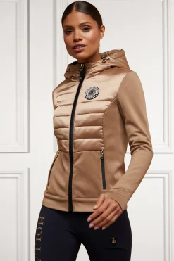 Holland Cooper Jackets|Shop By Product-Hybrid Shell Jacket Cappuccino