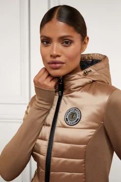 Holland Cooper Jackets|Shop By Product-Hybrid Shell Jacket Cappuccino