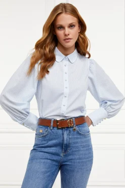 Holland Cooper Shirts & Blouses|Back In Stock-Isla Shirt Sky Stripe