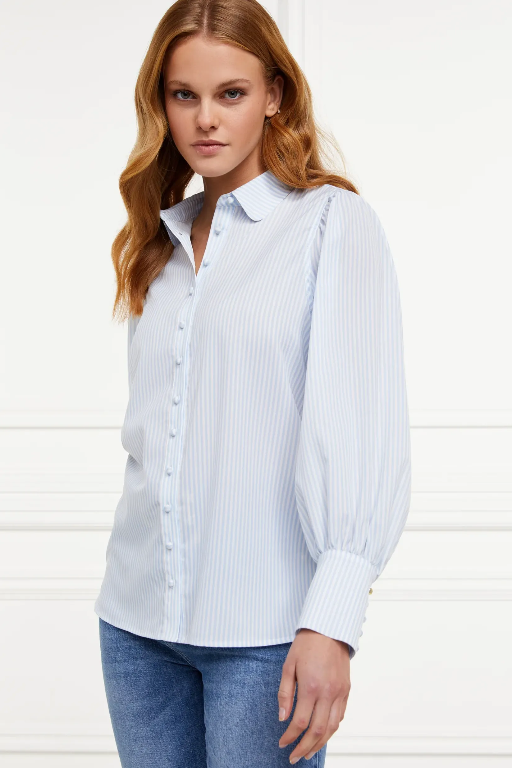 Holland Cooper Shirts & Blouses|Back In Stock-Isla Shirt Sky Stripe