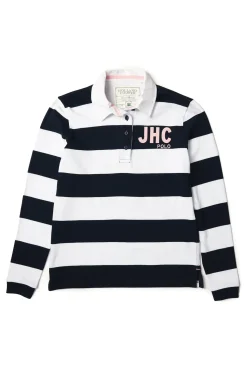 Holland Cooper Polo Shirts & Tees|Polo Shirts-JHC Sweatshirt White Ink Navy