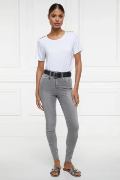 Holland Cooper Gifts For Her|Jeans-Jodhpur Jean Soft Grey