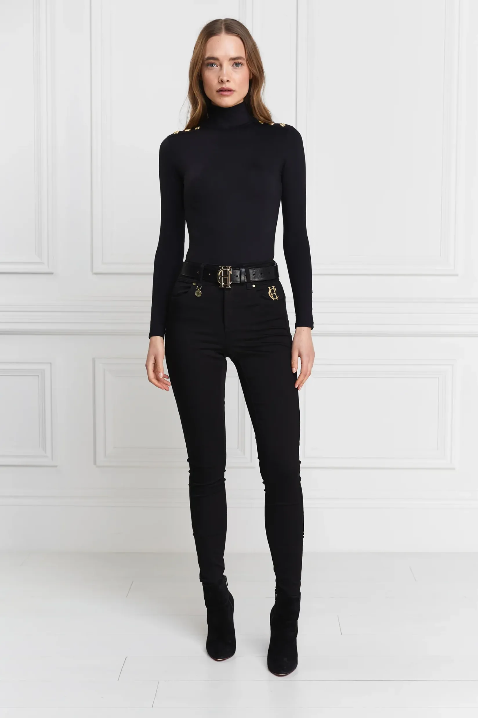 Holland Cooper Gifts For Her|Jeans-Jodhpur Jean Black