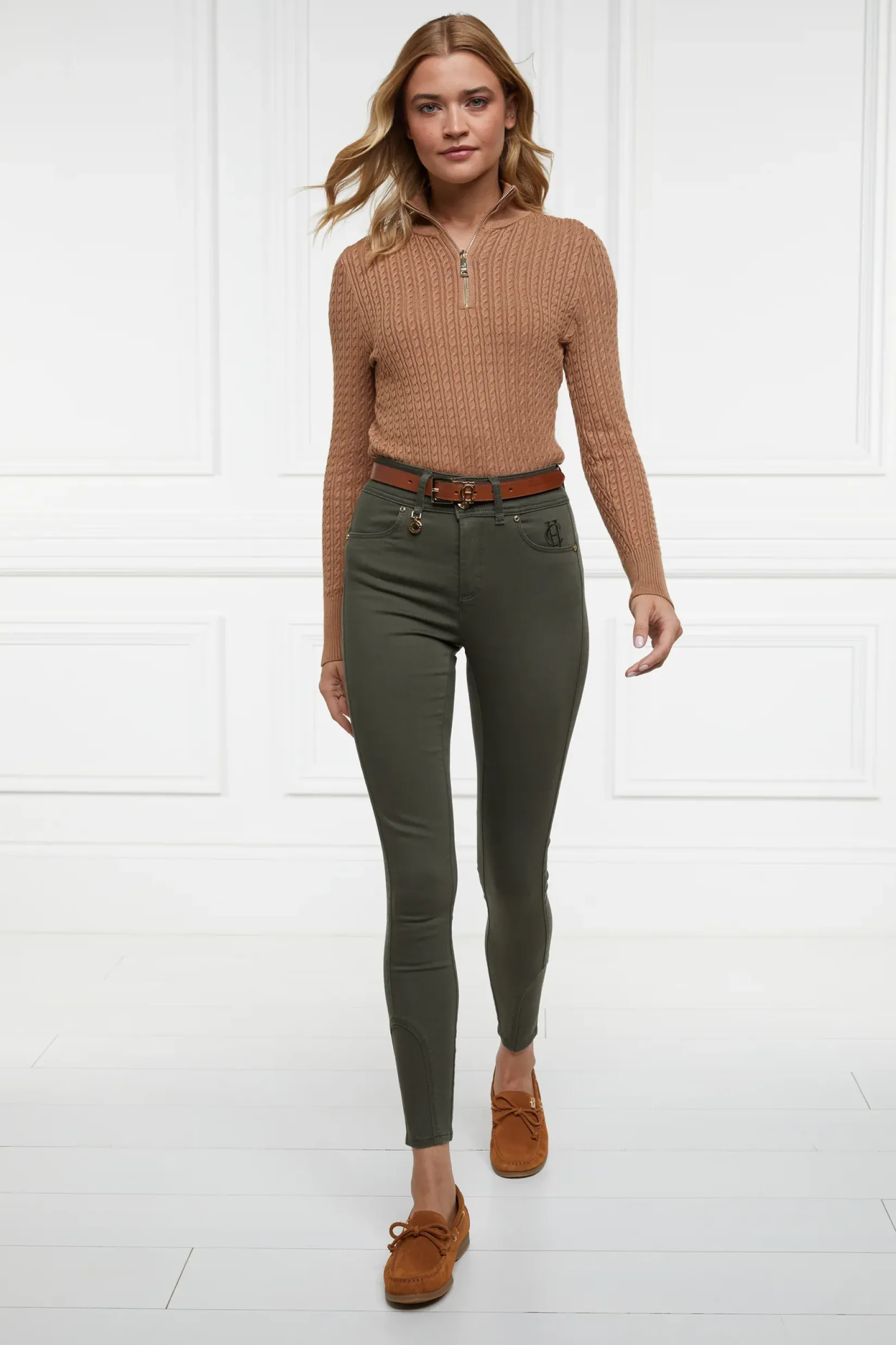 Holland Cooper Jeans|Country Collection-Jodhpur Jean Hunter Green