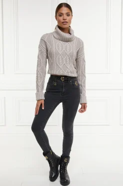 Holland Cooper Jeans-Jodhpur Jean Washed Black
