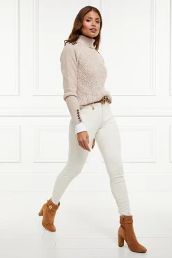 Holland Cooper Jeans-Jodhpur Jean Oatmeal