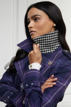 Holland Cooper Trench Coats|Coats-Jubilee Full Length Marlborough Trench Jubilee Tartan