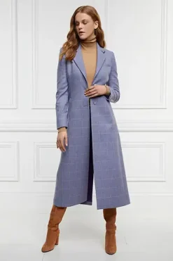 Holland Cooper Coats-Jubilee Longline Regency Coat Lavender