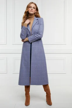 Holland Cooper Coats-Jubilee Longline Regency Coat Lavender