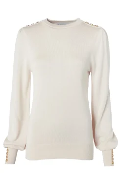 Holland Cooper Knitwear|Seasonal Inspiration-Kelsie Crew Neck Knit Almond