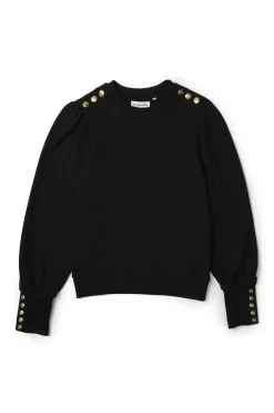 Holland Cooper Casualwear|Sweatshirts-Kelso Crew Black