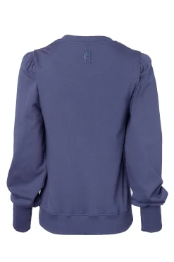 Holland Cooper Sweatshirts|Casualwear-Kelso Crew Yale Blue