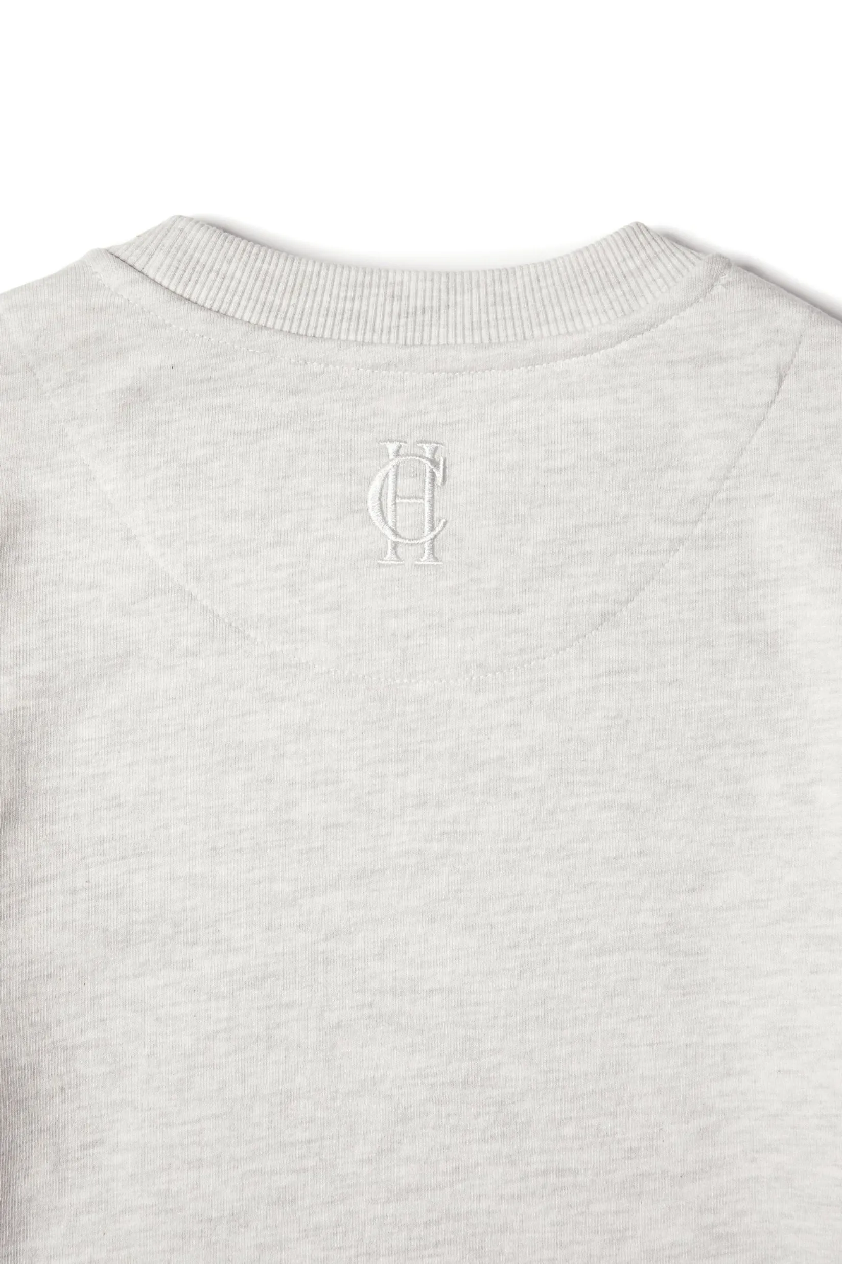 Holland Cooper Sweatshirts|Casualwear-Kelso Crew Grey Marl